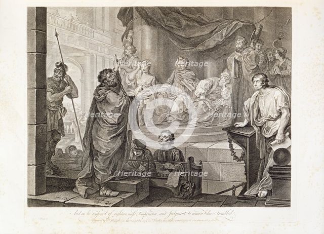 Paul before Felix, Plate II, 1752.   Creator: William Hogarth.