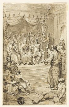 Paul Before Festus and Agrippa, n.d. Creator: Charles Reuben Ryley