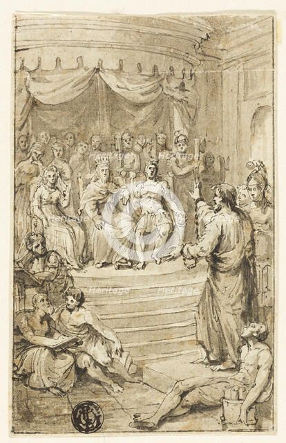 Paul Before Festus and Agrippa, n.d. Creator: Charles Reuben Ryley.