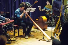 Paul Booth, Watermill Jazz Club, Dorking, Surrey, September 2015. Artist: Brian O'Connor
