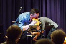 Paul Booth, Watermill Jazz Club, Dorking, Surrey, September 2015. Artist: Brian O'Connor