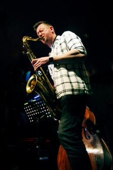 Paul Booth, Mark Edwards Qt + Imogen Ryall, , Verdict Jazz Club Brighton East Sussex, 12 Feb 2023. Creator: Brian O'Connor