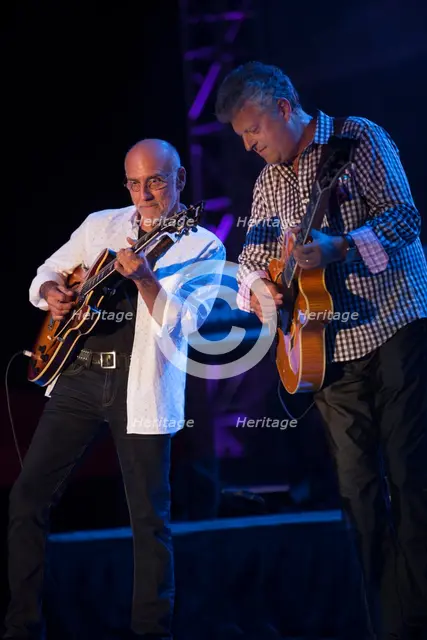 Paul Brown and Larry Carlton, 2013. Artist: Alan John Ainsworth.