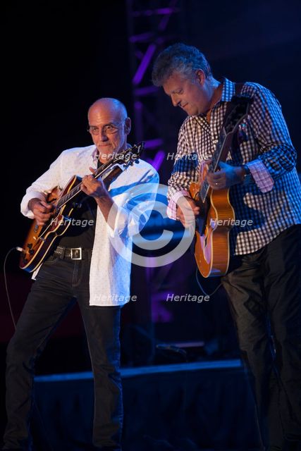 Paul Brown and Larry Carlton, 2013. Artist: Alan John Ainsworth.