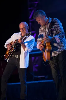 Paul Brown and Larry Carlton, 2013. Artist: Alan John Ainsworth
