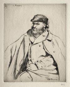 Paul Cézanne, 1874. Creator: Camille Pissarro (French, 1830-1903)