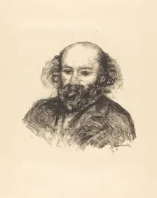 Paul Cézanne, 1902. Creator: Pierre-Auguste Renoir