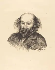 Paul Cézanne, 1902. Creator: Pierre-Auguste Renoir