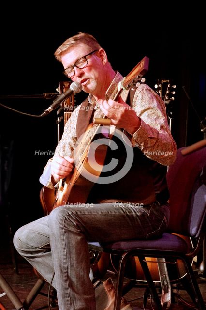 Paul Cowley with The Gogoville Blues Stars, Crawley Blues Club, Hawth, West Sussex, 18 Oct 2019. Creator: Brian O'Connor.