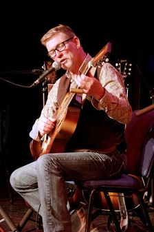 Paul Cowley with The Gogoville Blues Stars, Crawley Blues Club, Hawth, West Sussex, 18 Oct 2019. Creator: Brian O'Connor