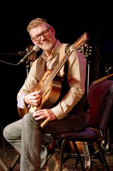 Paul Cowley with The Gogoville Blues Stars, Crawley Blues Club, Hawth, West Sussex, 18 Oct 2019. Creator: Brian O'Connor