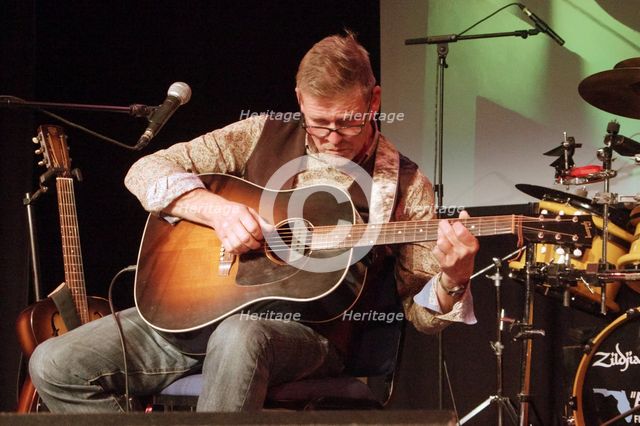Paul Cowley with The Gogoville Blues Stars, Crawley Blues Club, Hawth, West Sussex, 18 Oct 2019. Creator: Brian O'Connor.