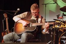 Paul Cowley with The Gogoville Blues Stars, Crawley Blues Club, Hawth, West Sussex, 18 Oct 2019. Creator: Brian O'Connor