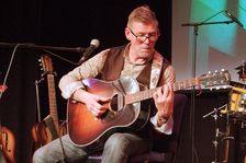 Paul Cowley with The Gogoville Blues Stars, Crawley Blues Club, Hawth, West Sussex, 18 Oct 2019. Creator: Brian O'Connor