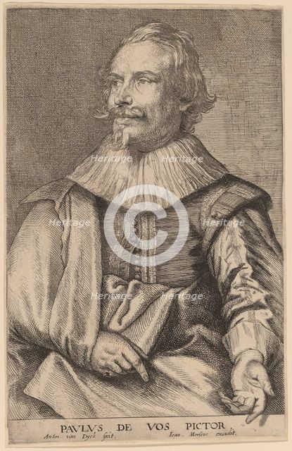 Paul de Vos, probably 1626/1641. Creator: Anthony van Dyck.
