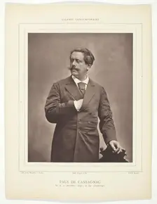 Paul de Cassagnac (French writer and political journalist, 1842-1904), 1876/79. Creator: C. Klary