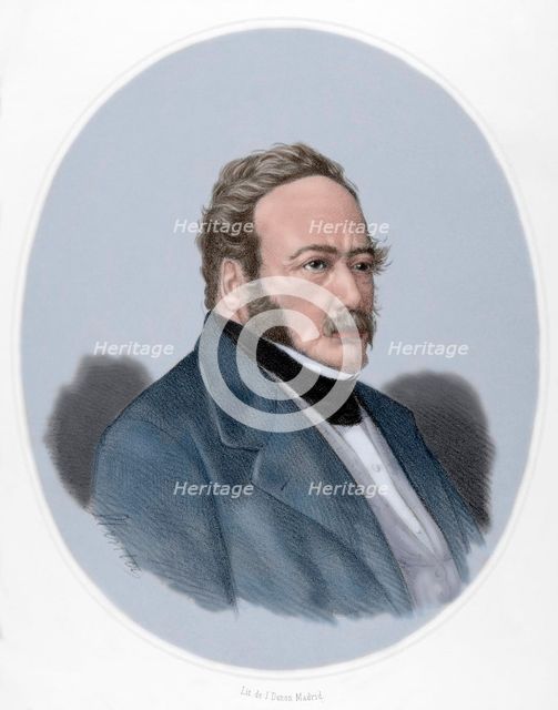 Paul de Kock, 1868. Creator: Jacques Francois Gauderique Llanta.