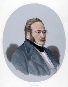 Paul de Kock, 1868. Creator: Jacques Francois Gauderique Llanta