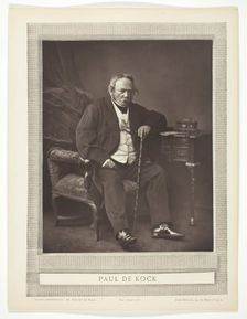 Paul De Kock, 1875/77. Creator: Bertall