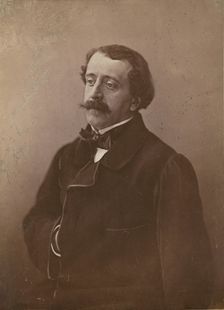 Paul de Saint-Victor, littérateur, negative 1855-1859; print 1870-1879. Creator: Nadar