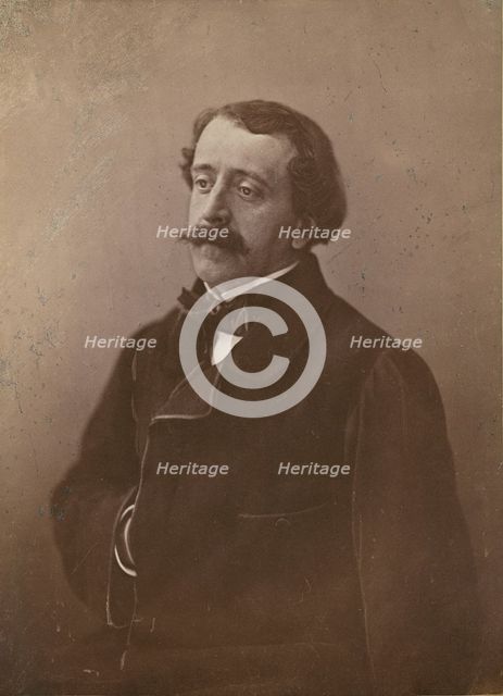 Paul de Saint-Victor, littérateur, negative 1855-1859; print 1870-1879. Creator: Nadar.