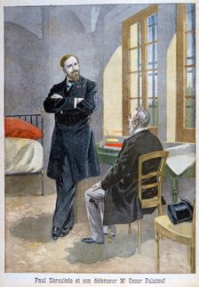 Paul Déroulède and his defender Oscar Falateuf, 1899. Artist: Oswaldo Tofani