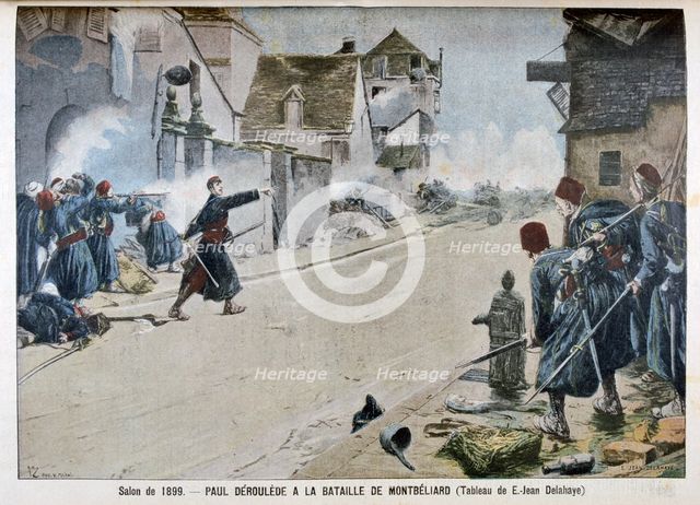 Paul Déroulède, Battle of Montbéliard', 1899. Artist: Unknown