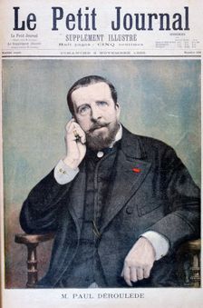 Paul Déroulède, French author and politician, 1895. Creators: Unknown, F Meaulle