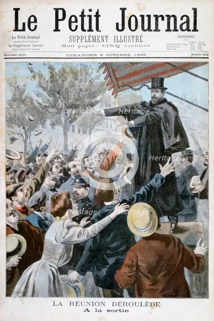 Paul Déroulède, French author and politician, 1898.  Creator: F Meaulle.