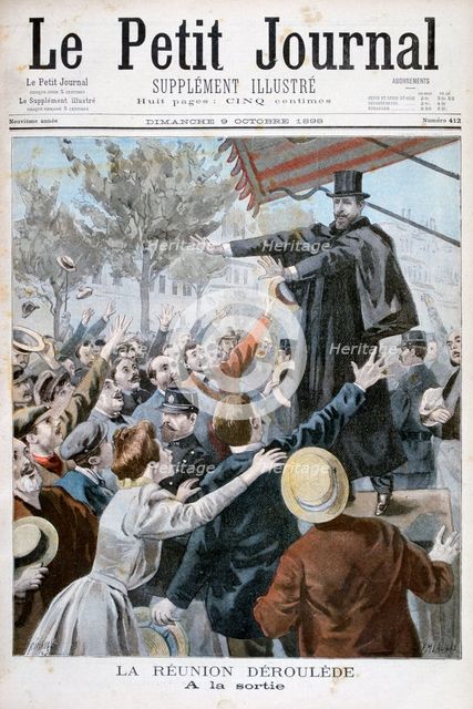 Paul Déroulède, French author and politician, 1898.  Creator: F Meaulle.