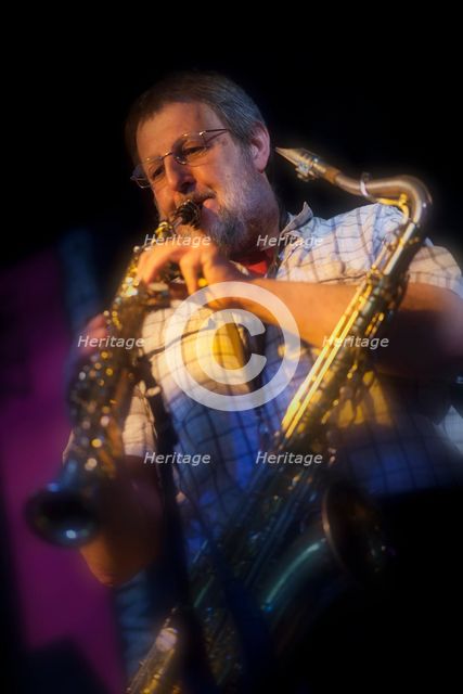 Paul Dunmall, 2009. Artist: Alan John Ainsworth.