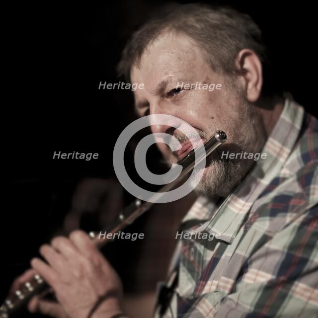 Paul Dunmall, 2014. Artist: Alan John Ainsworth.