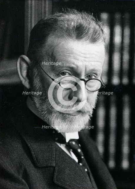 Paul Ehrlich (1854-1915), German bacteriologist. Artist: Unknown