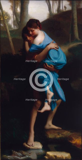 'Paul et Virginie', 1866.   Artist: Emile Levy