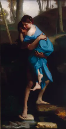 Paul et Virginie 1866. Artist: Emile Levy
