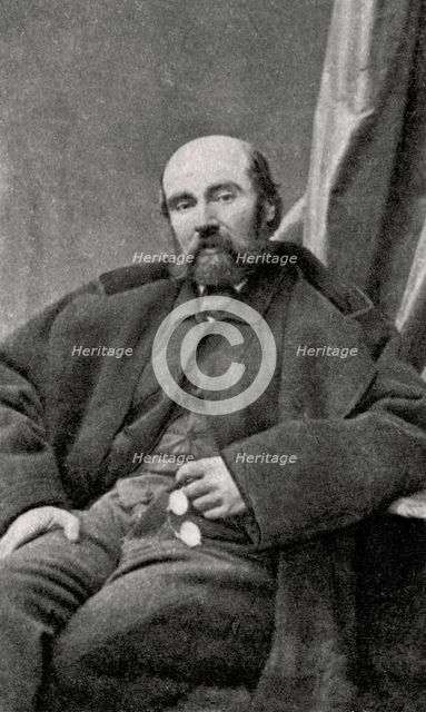 Paul Feval the Elder, French novelist and dramatist, 1868. Artist: Unknown