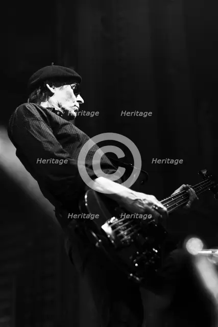 Paul Gray, The Damned live at Alexandra Palace, London, Apr 2023. Creator: Annapaola Marchesani.