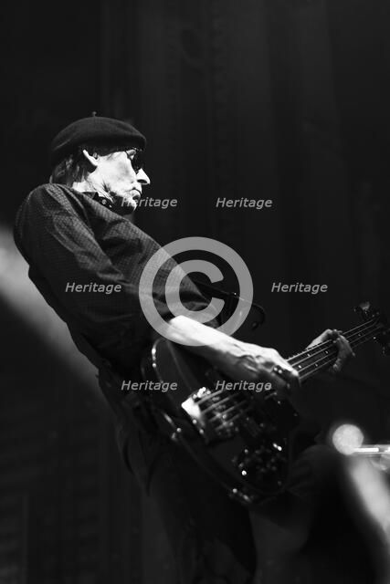 Paul Gray, The Damned live at Alexandra Palace, London, Apr 2023. Creator: Annapaola Marchesani.