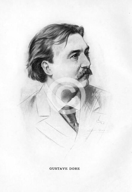 Paul Gustave Dore, French artist, (1912). Artist: Unknown