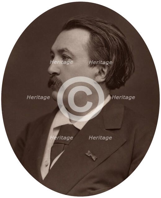 Paul Gustave Dore, French artist, engraver and illustrator, 1877.Artist: Lock & Whitfield