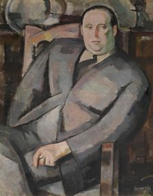 Paul-Gustave van Hecke, 1920. Creator: Henri Ramah