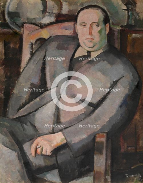Paul-Gustave van Hecke, 1920. Creator: Henri Ramah.