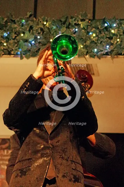 Paul Higgs, Paul Higgs Quartet, East Grinstead Jazz Club, Chequer Mead Theatre, West Sussex, 2025. Creator: Brian O'Connor.
