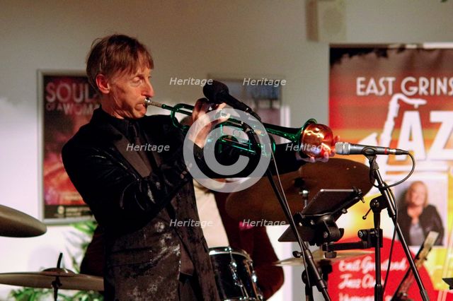 Paul Higgs, Paul Higgs Quartet, East Grinstead Jazz Club, Chequer Mead Theatre, West Sussex, 2025. Creator: Brian O'Connor.