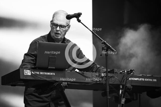 Paul Humphreys, OMD, live at Heritage Live, Audley End House, Essex, Aug 2023. Creator: Annapaola Marchesani.