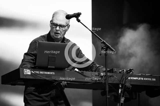 Paul Humphreys, OMD, live at Heritage Live, Audley End House, Essex, Aug 2023. Creator: Annapaola Marchesani.
