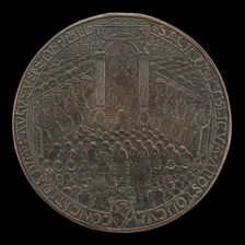 Paul II (Pietro Barbo, 1464-1471), Pope 1464, in Public Consistory [obverse], probably 1466/1467. Creator: Unknown