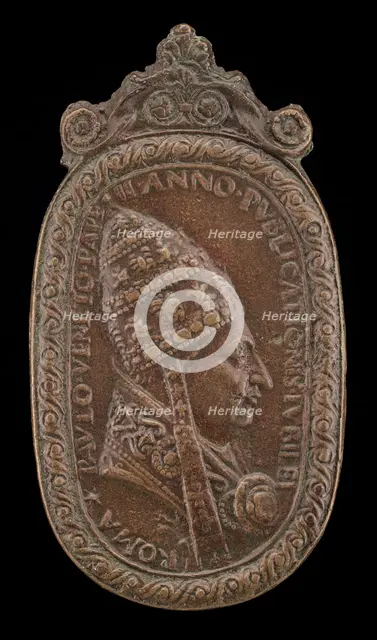 Paul II (Pietro Barbo, 1417-1471), Pope 1464 [obverse], 1470. Creator: Unknown.