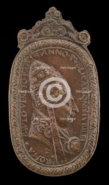 Paul II (Pietro Barbo, 1417-1471), Pope 1464 [obverse], 1470. Creator: Unknown.