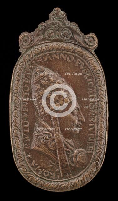 Paul II (Pietro Barbo, 1417-1471), Pope 1464 [obverse], 1470. Creator: Unknown.